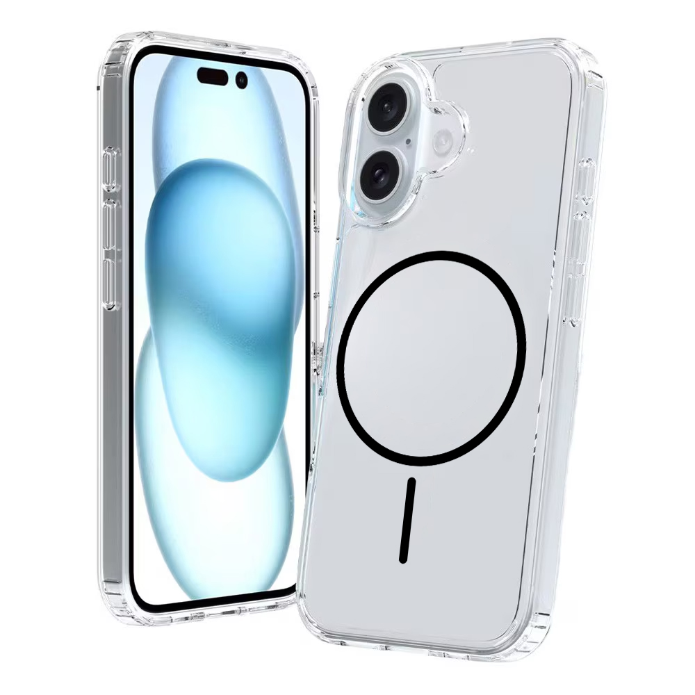 Калъф Anti Shock Thin MagSF за iPhone 16, черен