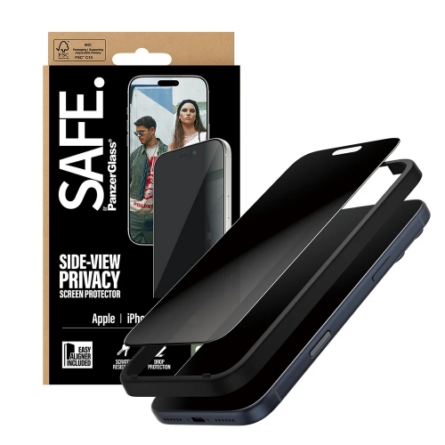Стъклен Протектор Safe Privacy за iPhone 17 Pro Max, UWF EasyAligner