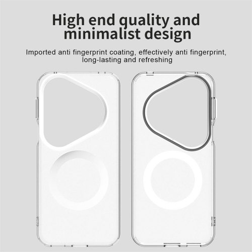 Пластмасов калъф Anti Drop Hybrid MagSF за Huawei Pura 80 Ultra, Бял