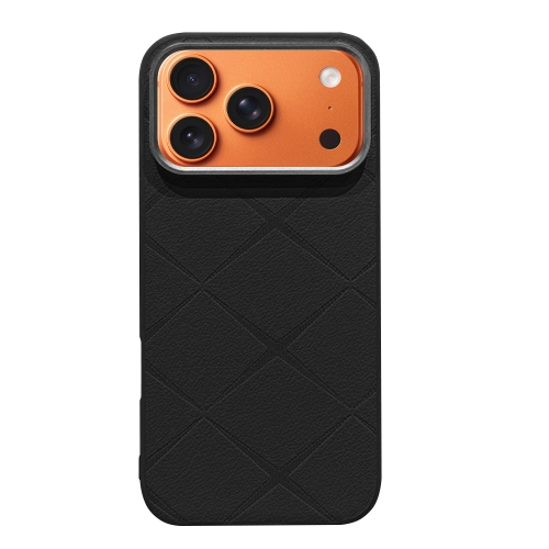 Удароустойчив калъф Star Texture за iPhone 17 Pro, Черен