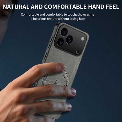 Удароустойчив калъф Magnetic WANLONFENG SD1 за iPhone 17 Pro, черен
