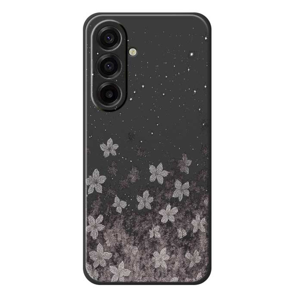 Силиконов калъф Pattern Printing за Samsung Galaxy A17 5G / A17 4G, черен