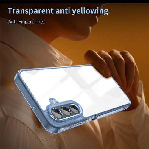 Удароустойчив калъф Acrylic Anti Yellowing за Samsung Galaxy A17 5G / A17 4G, син