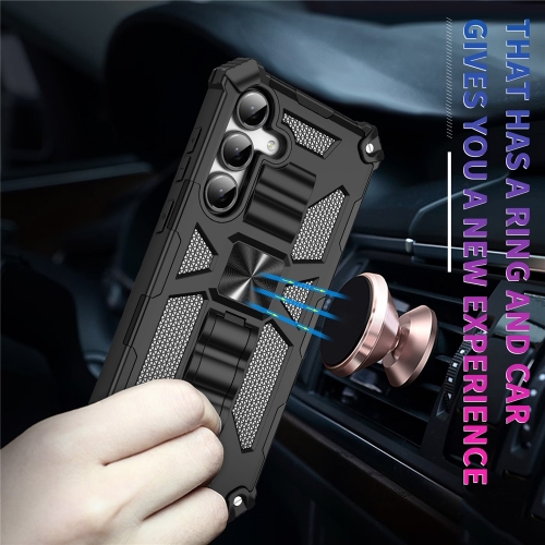 Удароустойчив калъф Kickstand Armor за Samsung Galaxy A17, Черен