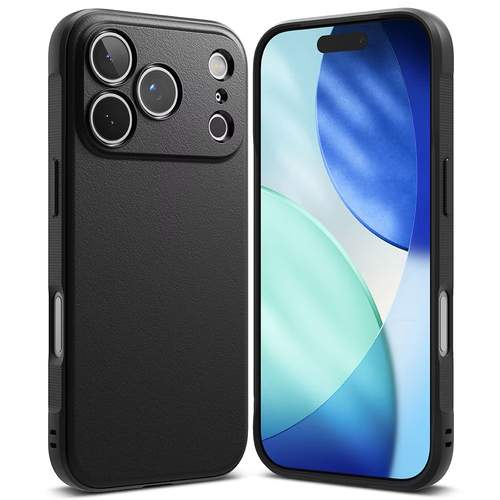 Силиконов калъф Ringke Onyx iPhone 17 Pro, черен