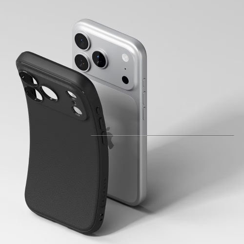 Силиконов калъф Ringke Onyx iPhone 17 Pro, черен