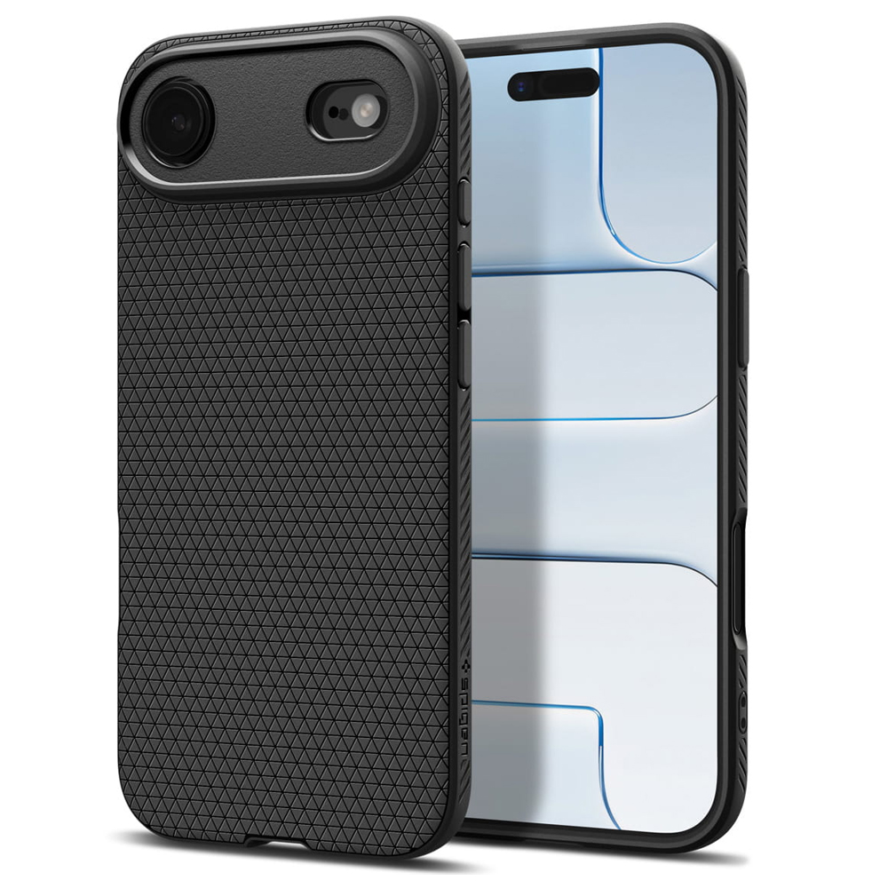 Силиконов калъф Spigen Liquid Air за iPhone Air, черен