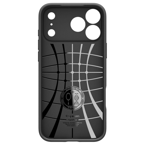 Силиконов калъф Spigen Liquid Air за iPhone 17 Pro Max, черен