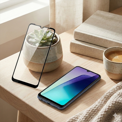Стъклен Протектор OG Full Glue 5D за Xiaomi Redmi 14C / Redmi A5 4G  / Poco C75, Черен