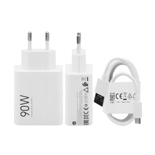 Зарядно устройство Xiaomi HyperCharge Fast Wall Charger 90W, Бял