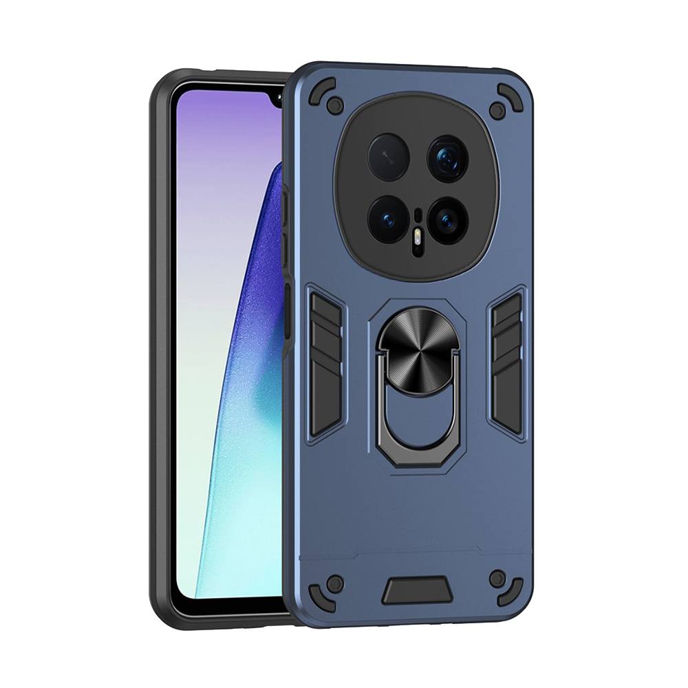 Удароустойчив калъф Hybrid Ring Holder Kickstand за Honor Magic8 Pro 5G, Син