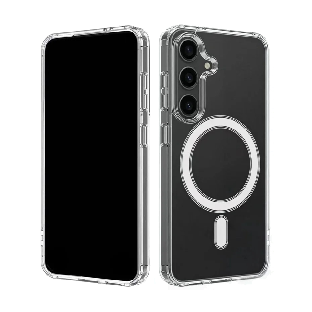 Силиконов калъф Wanlonfeng Lm2 MagSF за Samsung Galaxy S26, Прозрачен