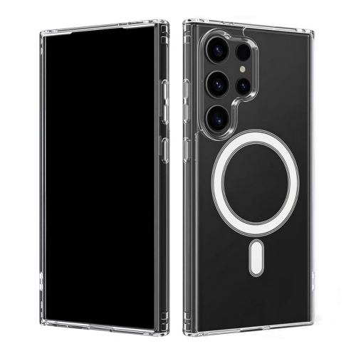 Силиконов калъф Wanlonfeng Lm2 MagSF за Samsung Galaxy S26 Ultra, Прозрачен