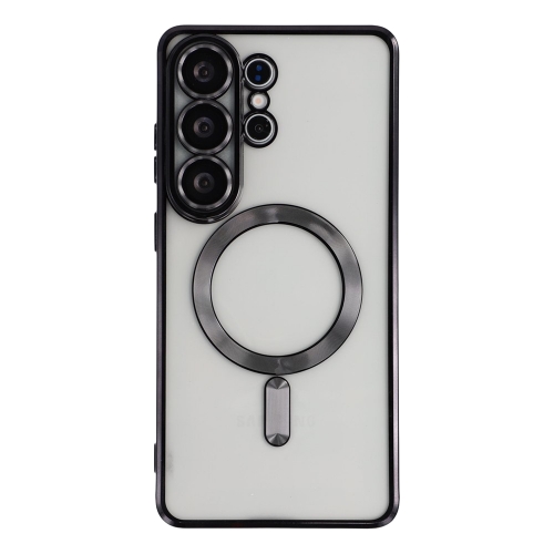 Силиконов калъф Luxury MagSF за Samsung Galaxy S26 Ultra, Черен