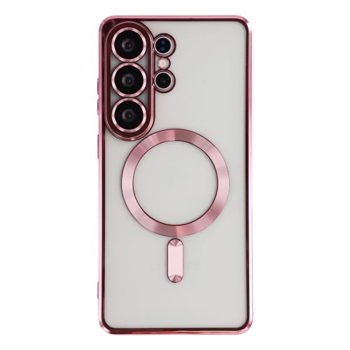 Силиконов калъф Luxury MagSF за Samsung Galaxy S26 Ultra, Розов