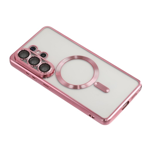 Силиконов калъф Luxury MagSF за Samsung Galaxy S26 Ultra, Розов