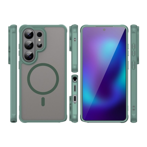 Удароустойчив калъф Magnetic Anti-Drop за Samsung Galaxy S26 Ultra, Зелен