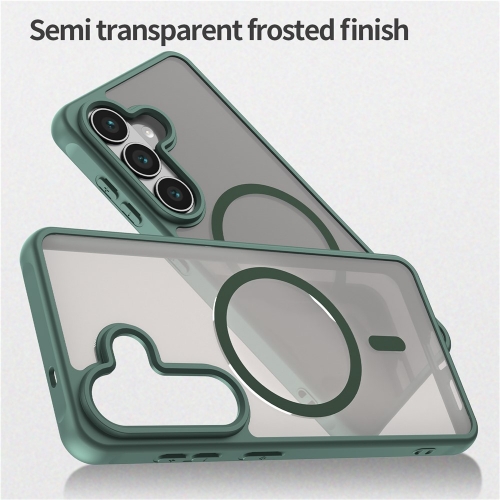 Удароустойчив калъф Magnetic Anti-Drop за Samsung Galaxy S26, Зелен
