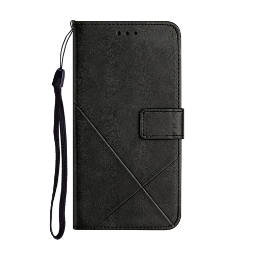 Калъф Тефтер Line Pattern Wallet за Samsung Galaxy A37 5G, Черен