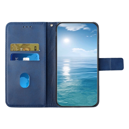 Калъф Тефтер Line Pattern Wallet за Samsung Galaxy A37 5G, Син