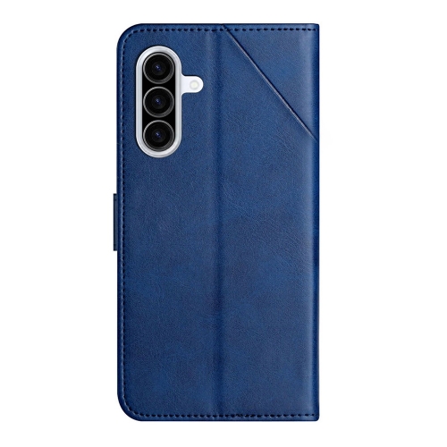 Калъф Тефтер Line Pattern Wallet за Samsung Galaxy A37 5G, Син