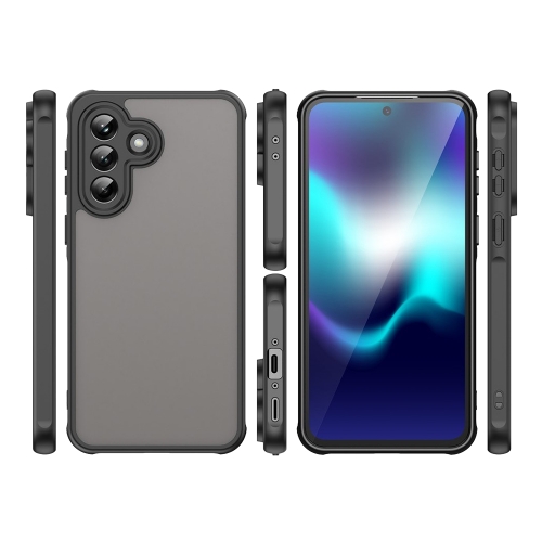 Удароустойчив калъф PC+TPU Shockproof за Samsung Galaxy A37 5G, Черен