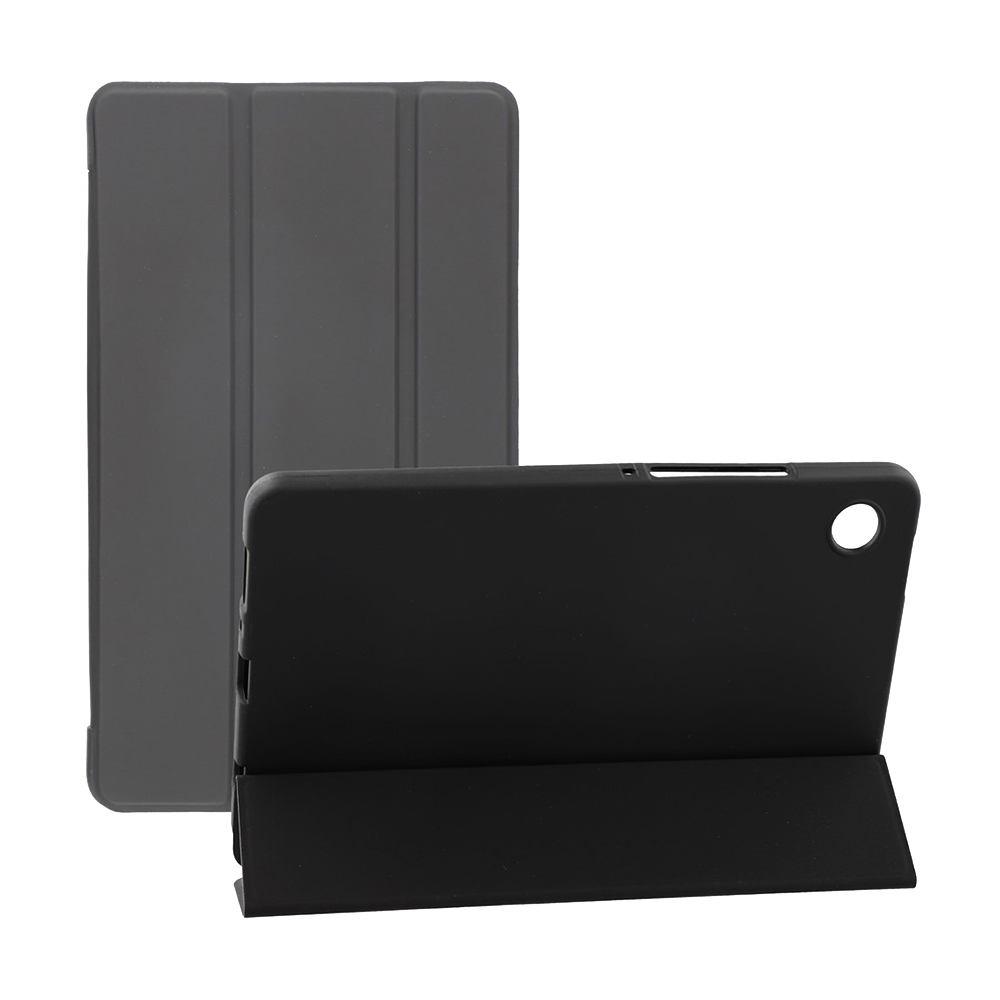 Калъф тефтер за таблет Tri-fold Stand за Samsung Galaxy Tab A11 Plus, Черен