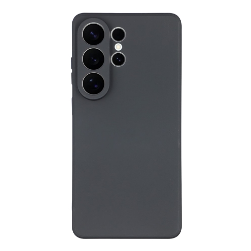 Силиконов калъф Matte Anti-fingerprint за Samsung Galaxy S26 Ultra, Черен