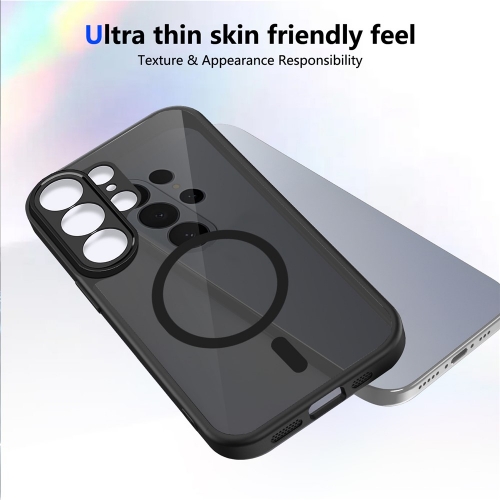 Удароустойчив калъф Matte PC + TPU Anti-Drop за Samsung Galaxy S26 Ultra, Черен