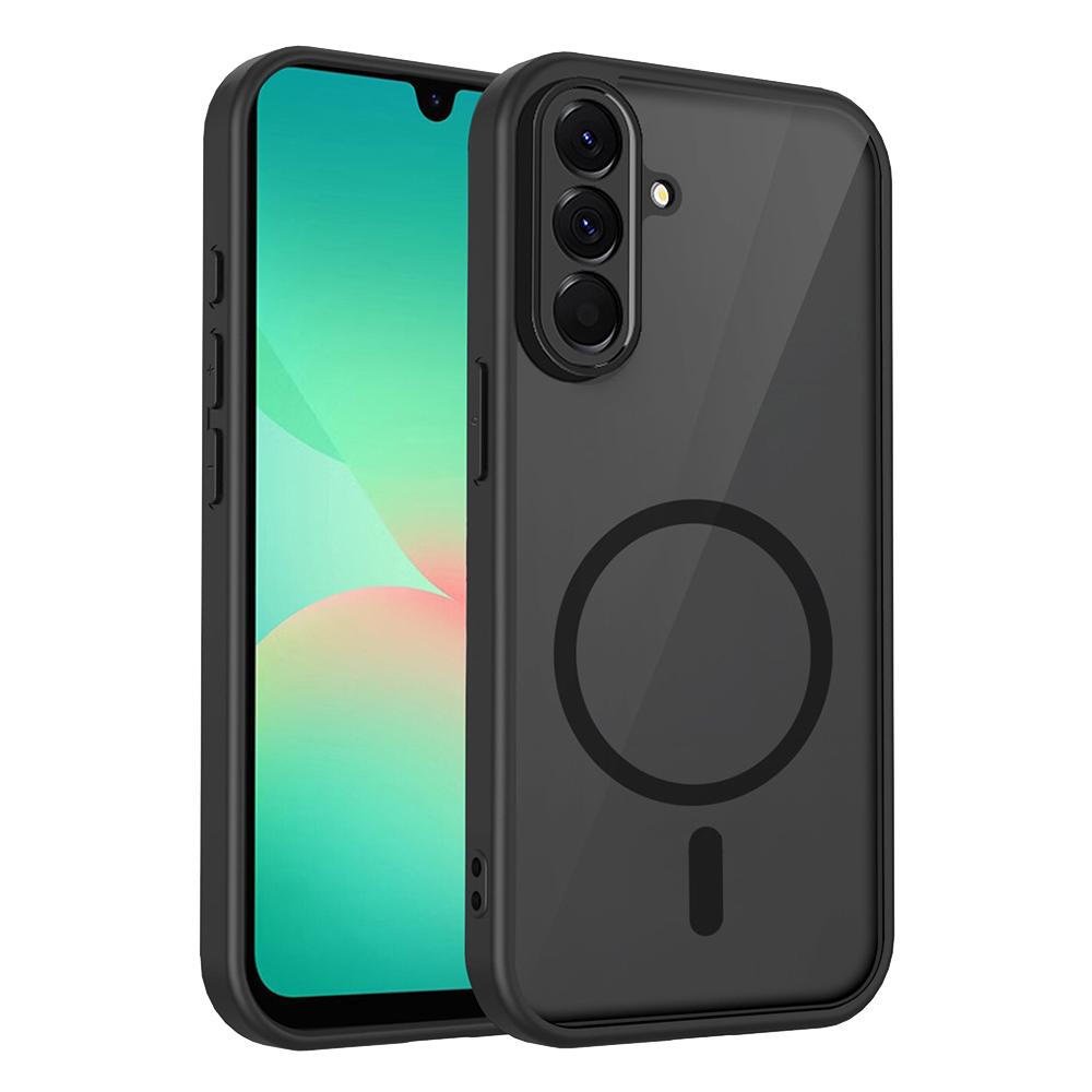 Удароустойчив калъф Matte PC + TPU Anti-Drop за Samsung Galaxy A57, Черен