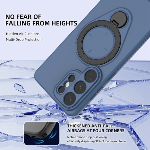 Удароустойчив Калъф Drop-proof TPU Kickstand за Samsung Galaxy S26 Ultra, Син