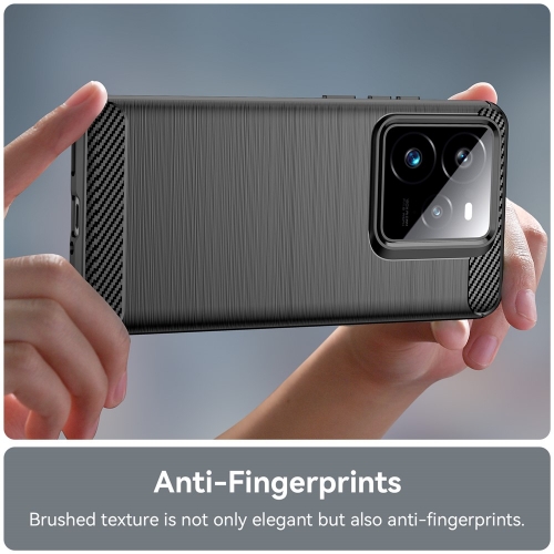 Силиконов Калъф Techsuit Carbon Fibre Brushed за Realme GT 7 Pro 5G / GT7 Pro Racing 5G, Черен