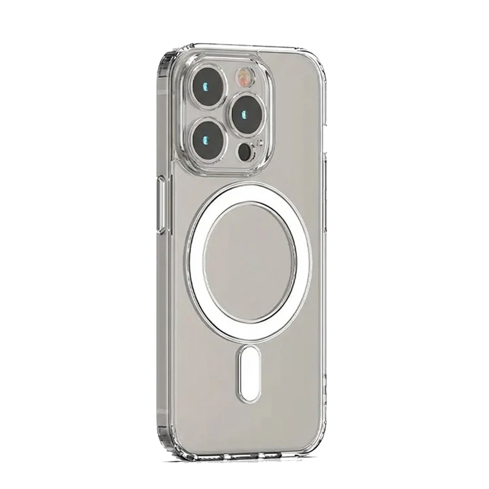 Удароустойчив калъф Mag Cover MagSF за Iphone 15 pro, Прозрачен