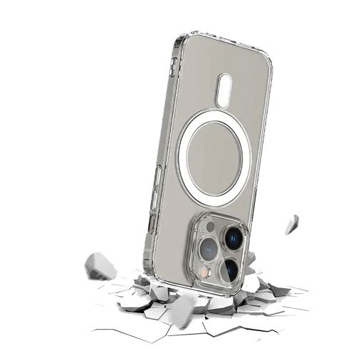 Удароустойчив калъф Mag Cover MagSF за Iphone 15 pro, Прозрачен