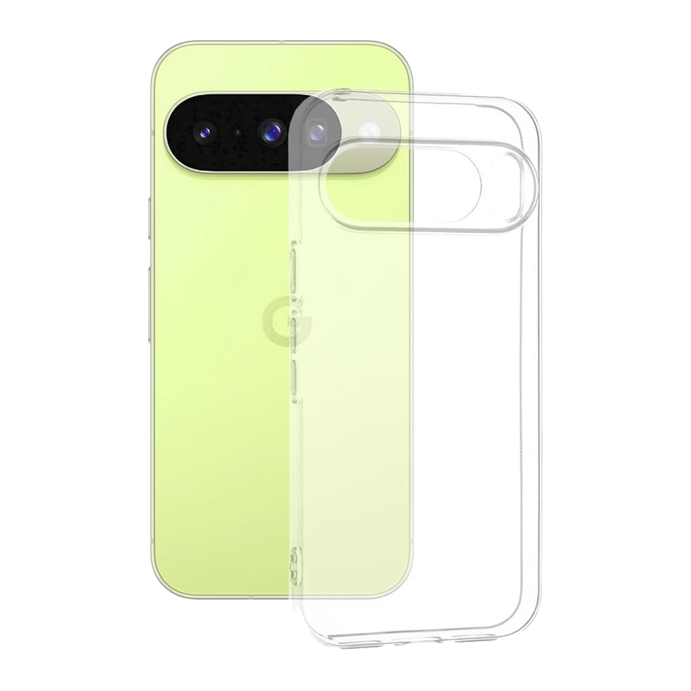 Силиконов калъф Techsuit Clear за Google Pixel 10/10 Pro, Прозрачен