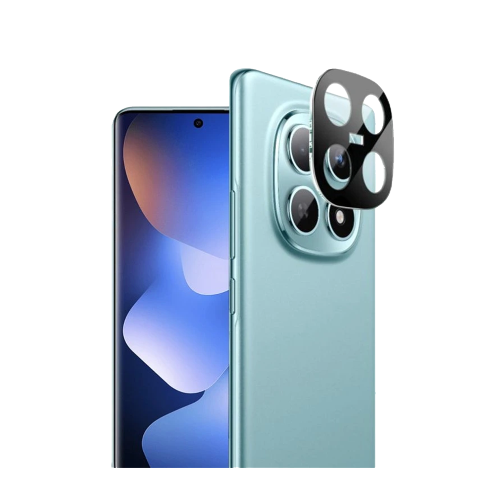 Стъклен протектор за камерата на Xiaomi Redmi Note 15 5G, Черен