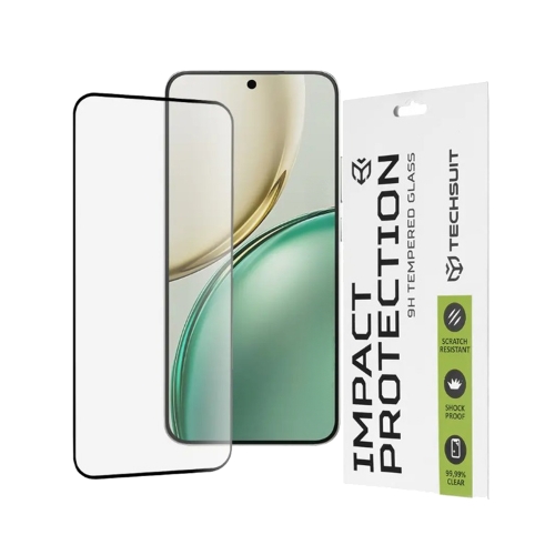 Стъклен Протектор Full Glue за Honor Magic8 Lite, Черен