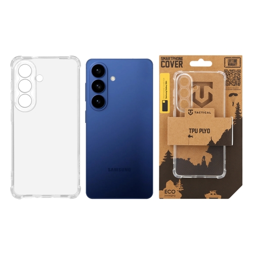 Силиконов калъф Tactical TPU Plyo Cover за Samsung Galaxy S26, Прозрачен