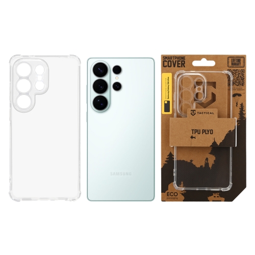 Силиконов калъф Tactical TPU Plyo Cover за Samsung Galaxy S26 Ultra, Прозрачен