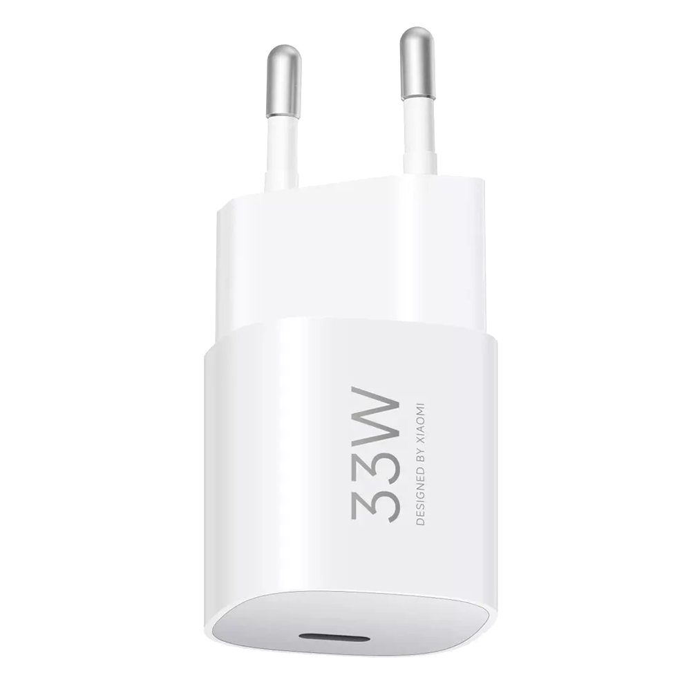 Зарядно Xiaomi Nano Power Adapter, 33W, USB-C, бял