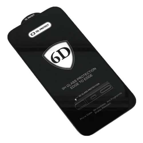 Стъклен протектор 6D Pro Full Glue за Xiaomi Redmi 15 5G, черен