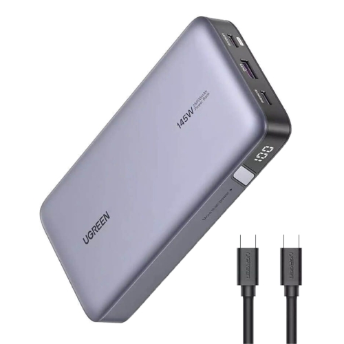 Външна батерия UGREEN PB205 POWER BANK 25 000mAh, 145W, сив