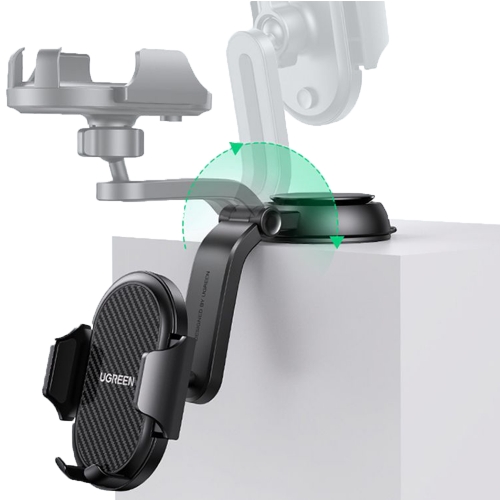 Поставка за кола за табло UGREEN LP405, черен