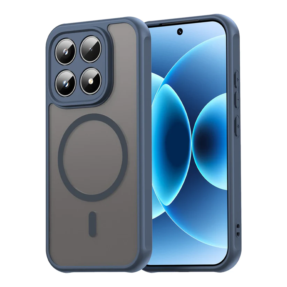 Удароустойчив калъф Techsuit HaloFrost II MagSF за Xiaomi 17, син