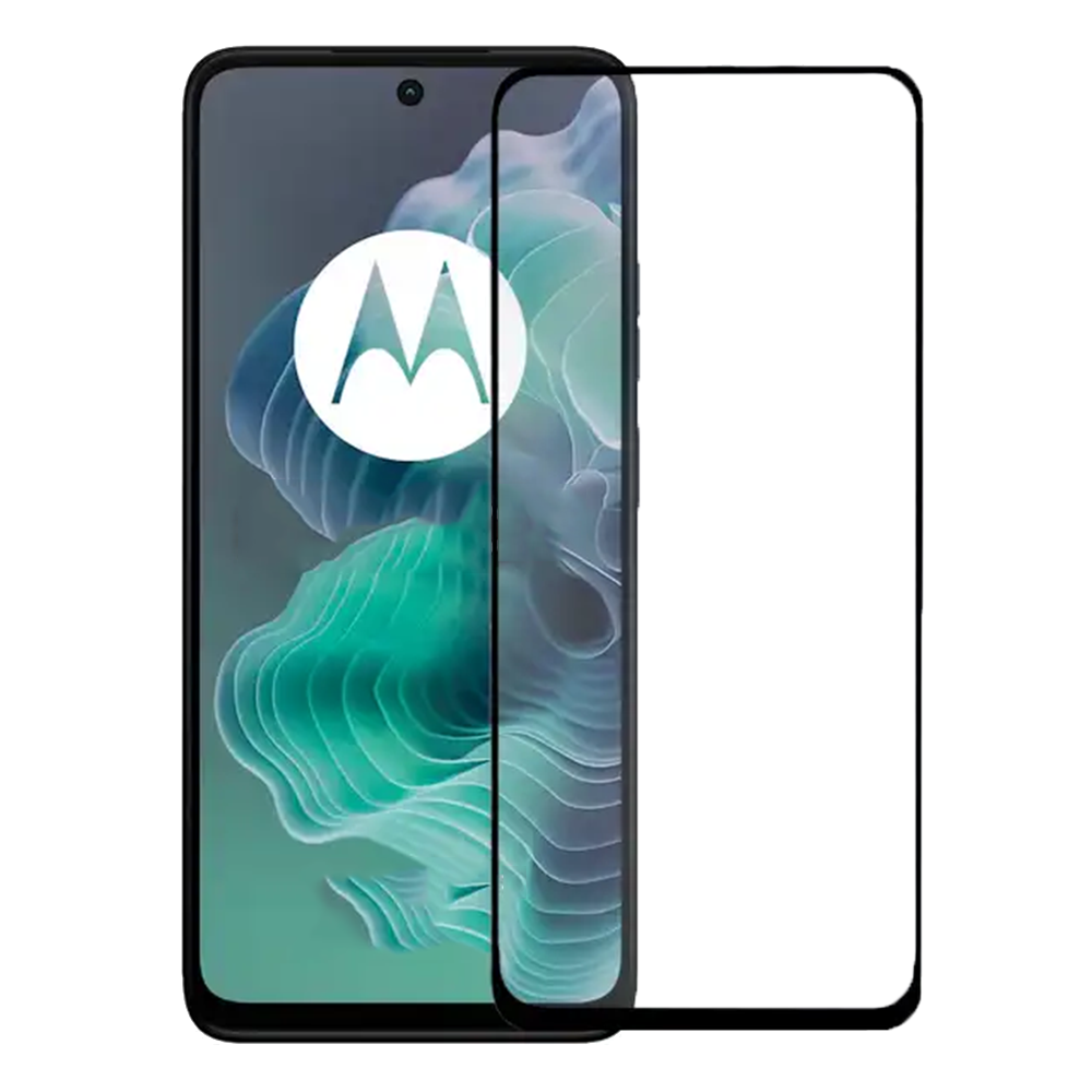 Стъклен протектор 5D Full Glue за Motorola G35 / G36 , черен