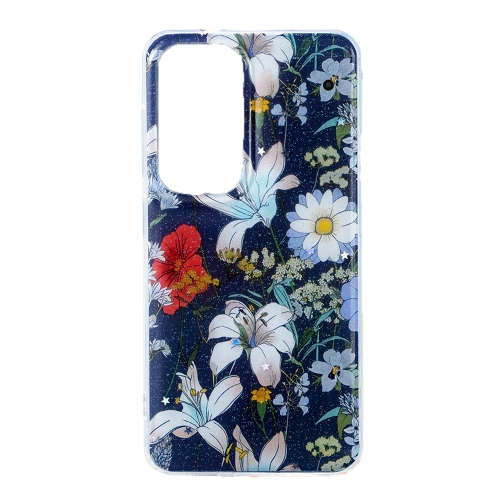 Силиконов калъф Glow Glam за Samsung Galaxy S25, син