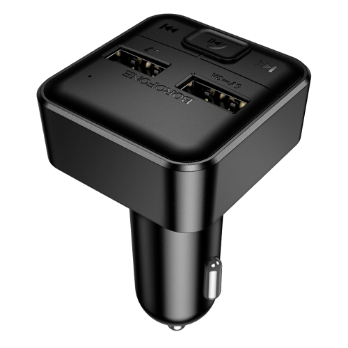 Трансмитер Borofone FM Transmitter, BC63, Selecto, 2xUSB, черен
