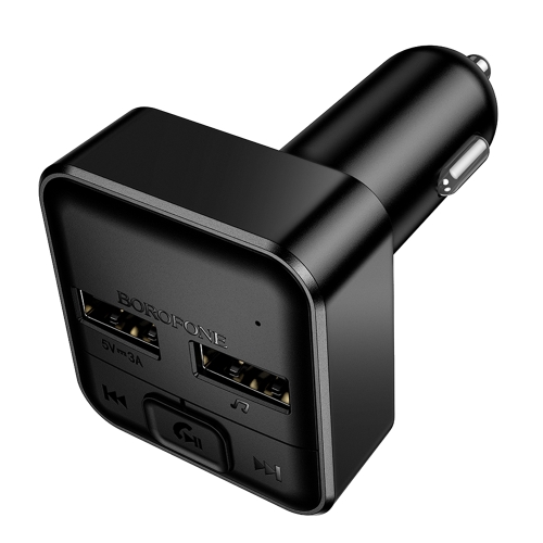 Трансмитер Borofone FM Transmitter, BC63, Selecto, 2xUSB, черен