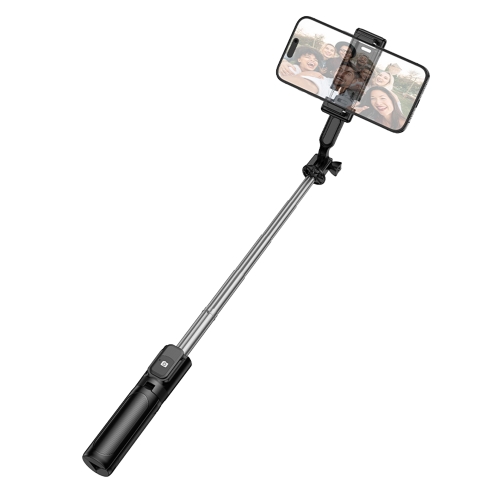 Селфи стик с трипод BOROFONE BY14 Graceful Bluetooth + Tripod (remote control), черен