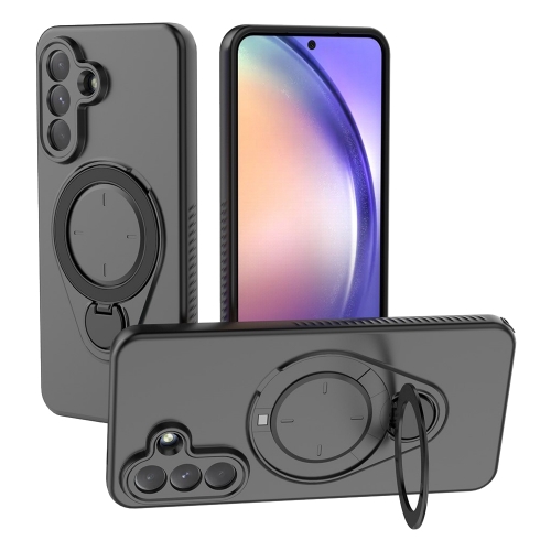 Удароустойчив калъф Rotating Kickstand за Samsung Galaxy A57 5G, черен